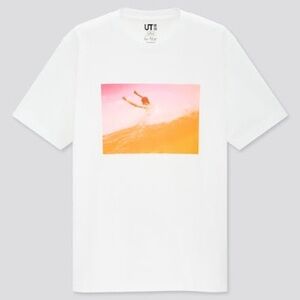 Vibrant White Graphic Tee - Short Sleeve Relaxed Style